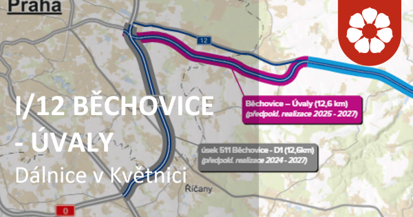 Ilustrační obrázek k projektu Silnice I/12 Běchovice - Úvaly